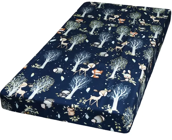 MATERAC PIANKOWY 60x120cm dziecięcy DO ŁÓŻECZKA pokrowiec BAWEŁNA 9