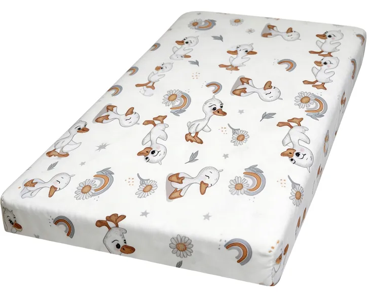 MATERAC PIANKOWY 60x120cm dziecięcy DO ŁÓŻECZKA pokrowiec BAWEŁNA 137