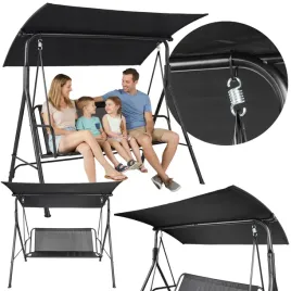 hustawka-ogrodowa-metalowa-3-osobowa-wolnostojaca-bokato-swingo-45x130-cm