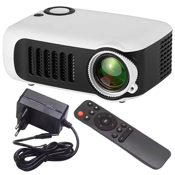 PROJEKTOR MINI RZUTNIK Multimedialny Na Ścianę do komputera PRZENOŚNY 1080P