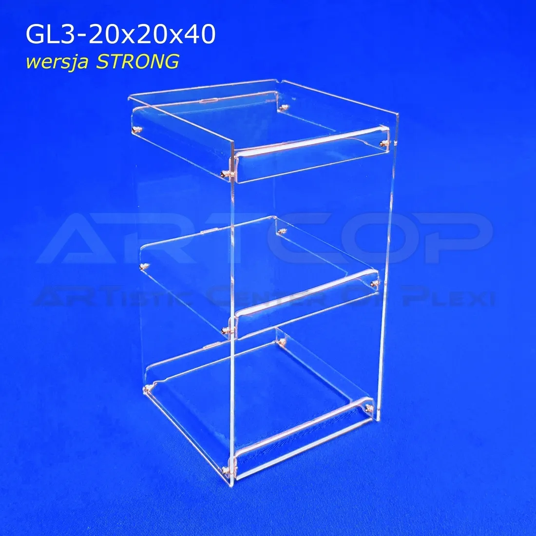 gablota-regal-wzmocniony-witrynka-20x20x40-z-plexi-do-sklepu-apteki-bhp-stan-nowy