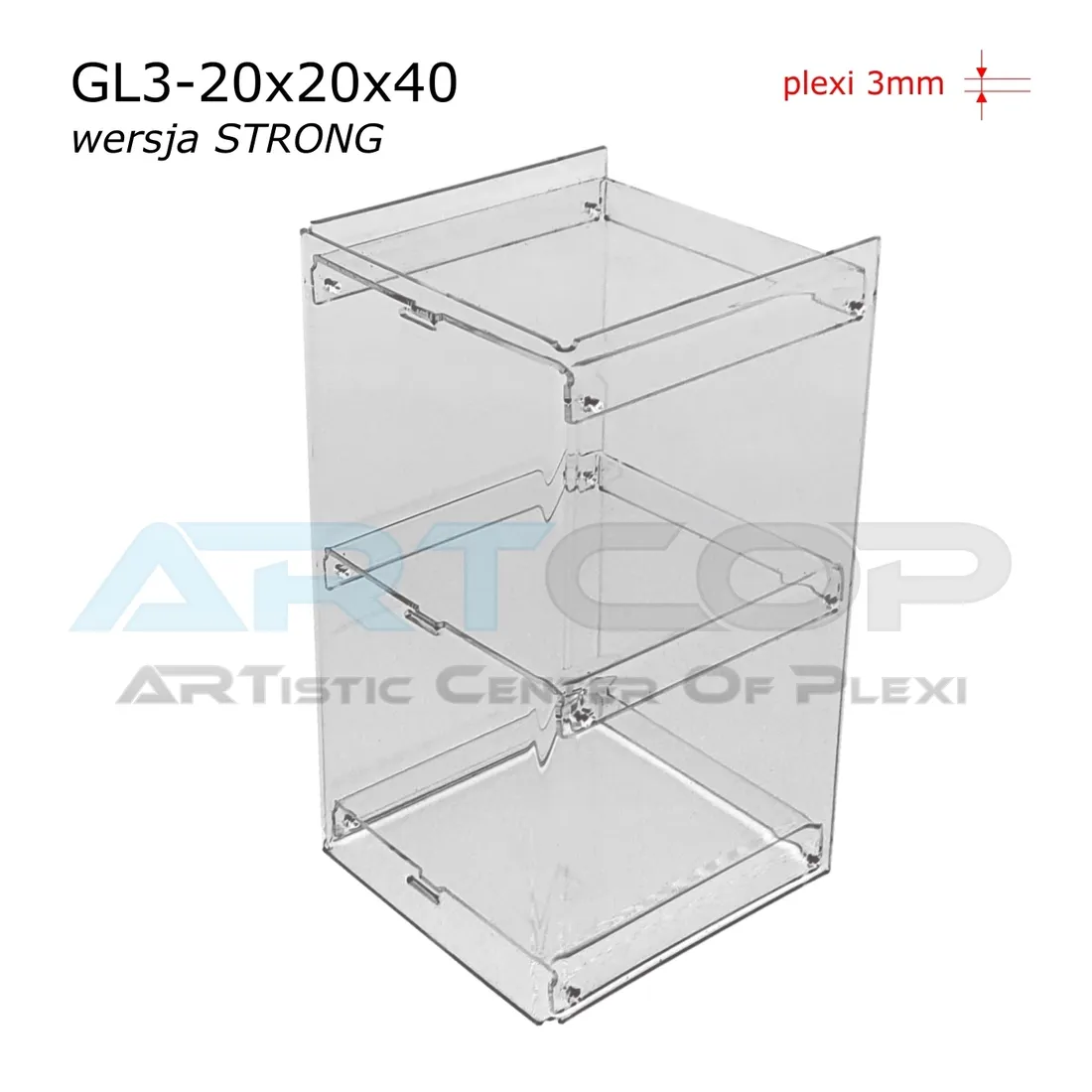 gablota-regal-wzmocniony-witrynka-20x20x40-z-plexi-do-sklepu-apteki-bhp-stan-nowy