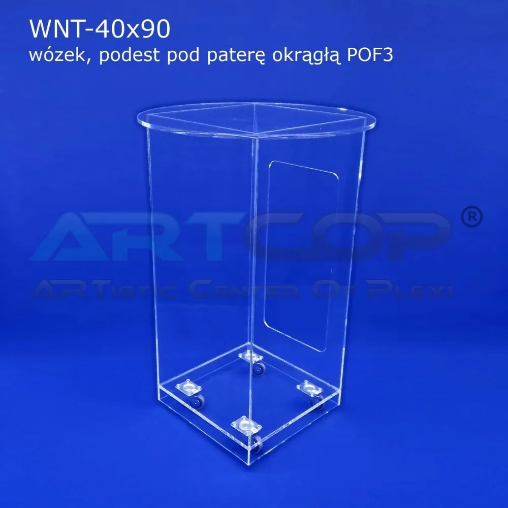 podest-jezdny-na-tort-weselny-pod-patere-pietrowa-z-plexi-pof-stolik-wozek-stan-nowy