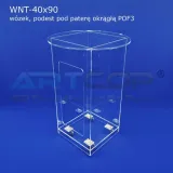 podest-jezdny-na-tort-weselny-pod-patere-pietrowa-z-plexi-pof-stolik-wozek-stan-nowy-glebokosc-produktu-60-cm