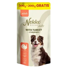 nekko-daily-mokra-karma-dla-psa-indyk-saszetki-500g-plus-200g-gratis