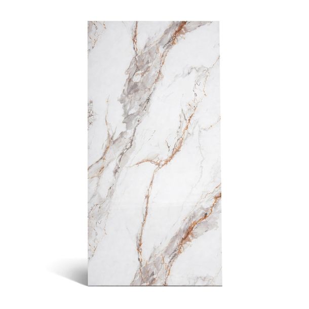 Płyta ścienna węglowa PCV WPC panel ścienny 280x122 cm Caffe Latte Połysk