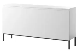 komoda-trzydrzwiowa-bemmi-150-cm-biala-z-czarnymi-nogami