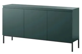 komoda-trzydrzwiowa-bemmi-150-cm-ciemnozielony