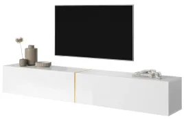 szafka-rtv-bisira-200-cm-biala-ze-zlota-wstawka