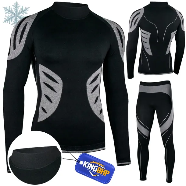 ODZIEŻ TERMOAKTYWNA KOMPLET Bielizna termiczna KALESONY KOSZULKA SPANDEX OC
