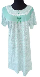 koszula-nocna-damska-z-krotkim-rekawem-sentina-bawelniana-z-haftem-koronka