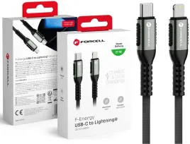 kabel-usb-c-do-lightning-forcell-f-energy-pd-3a-27w-cafule-025-m
