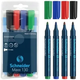 marker-permanentny-schneider-maxx-okragly-wodoodporny-4-kolory