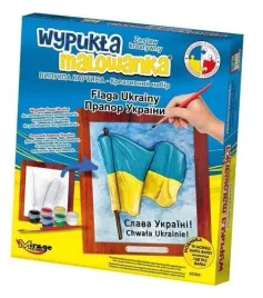 wypukla-malowanka-flaga-ukrainy-z-ramka-farby-akrylowe-mirage-hobby