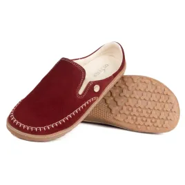 klapki-zakryte-barefoot-buty-wsuwane-skorzane-olivier-milo-bordowe