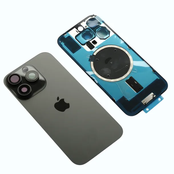 Klapka baterii z magnesami MagSafe do iPhone 16 Pro, Czarny Tytan