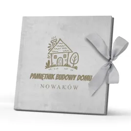 album-na-zdjecia-kronika-z-budowy-domu-welur-pamiatka-prezent-parametowke