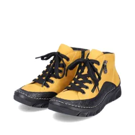 rieker-buty-botki-sneakersy-zolte-55021