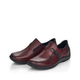 rieker-bordowe-skorzane-polbuty-damskie-l1759