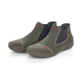 rieker-buty-botki-damskie-zielone-52590
