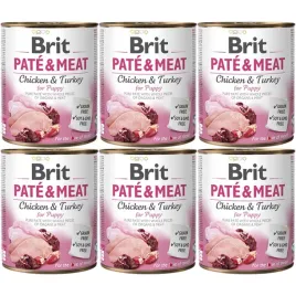 brit-mokra-karma-dla-szczeniat-pate-and-meat-kurczak-6x800g