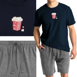 atlantic-pizama-meska-krotka-premium-popcorn-wl25-nmp-granatowy-xxl