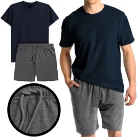 atlantic-pizama-meska-homewear-krotka-spodenki-wiazanie-kieszenie-gran-xl