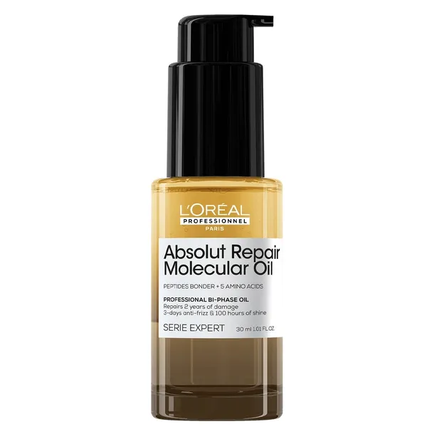 Loreal Absolut Repair Molecular dwufazowy olejek odbudowa włosów 30ml
