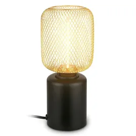 lampka-stolowa-e27-czarno-zlota-dekoracyjna-salon-sypialnia-biuro