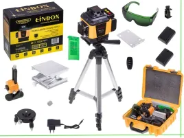 poziomica-laserowa-360-laser-krzyzowy-4d-zestaw-walizka