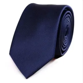 elegancki-krawat-waski-granatowy