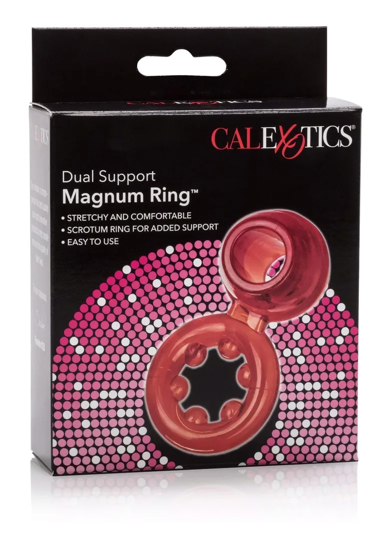 dual-support-magnum-ring-red