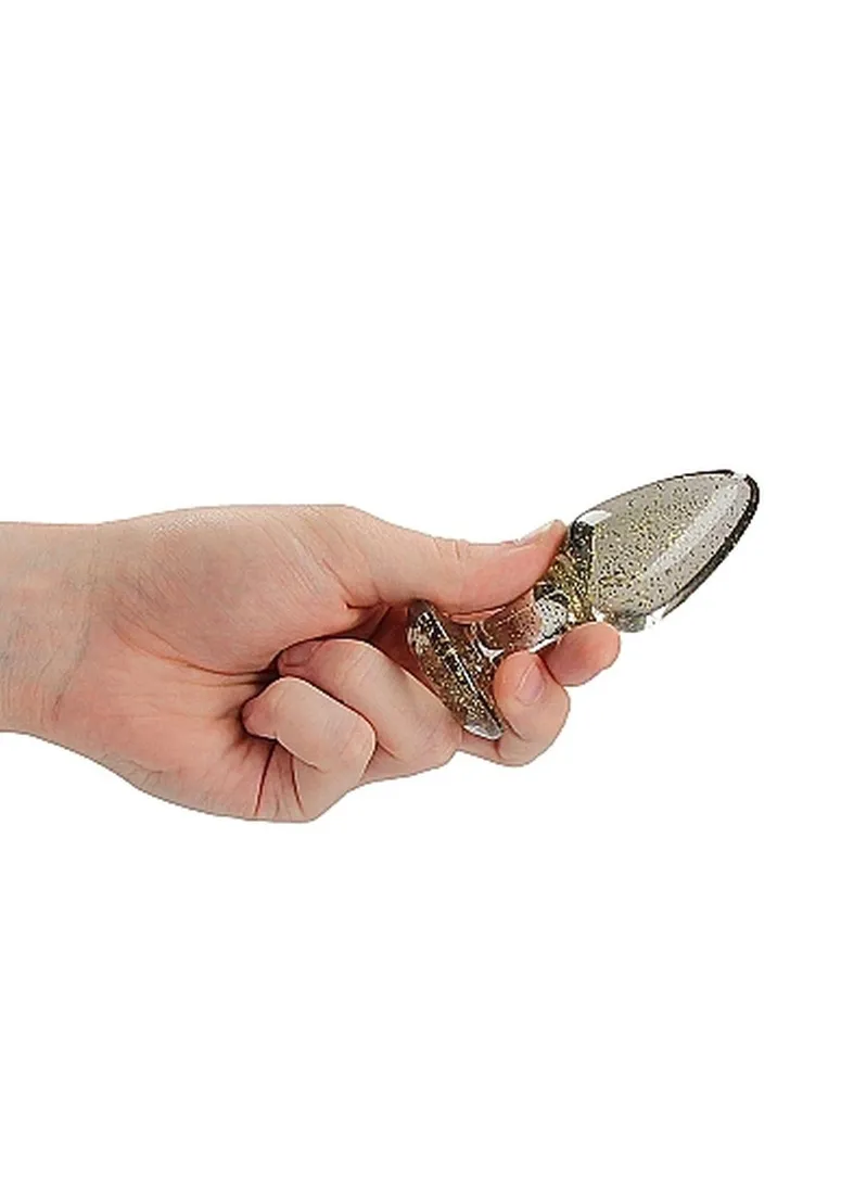 acrylic-goldchip-butt-plug-set-gold