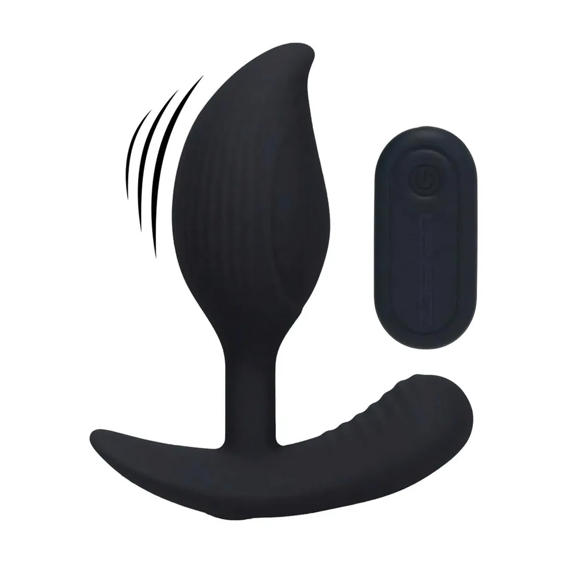 remote-control-vibrating-liquid-silicone-anal-plug-black