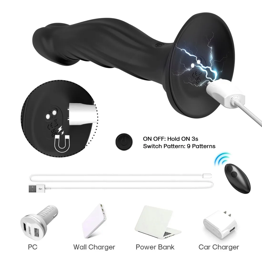 optimus-black-9-vibration-functions-remote-control