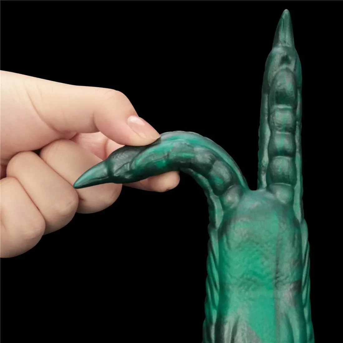 savage-charm-double-claw-vibrating-silicone-dildo