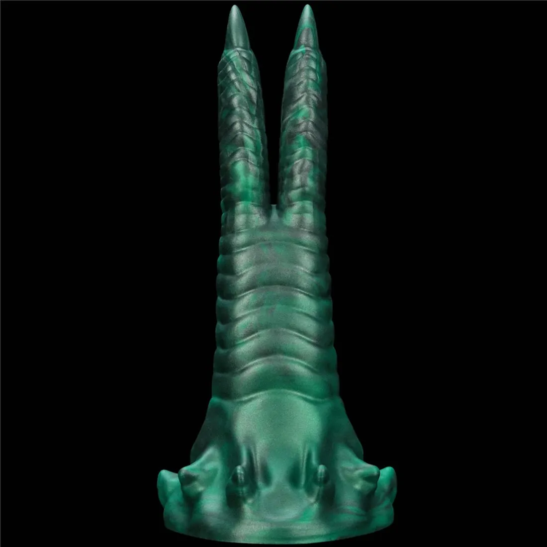 savage-charm-double-claw-vibrating-silicone-dildo