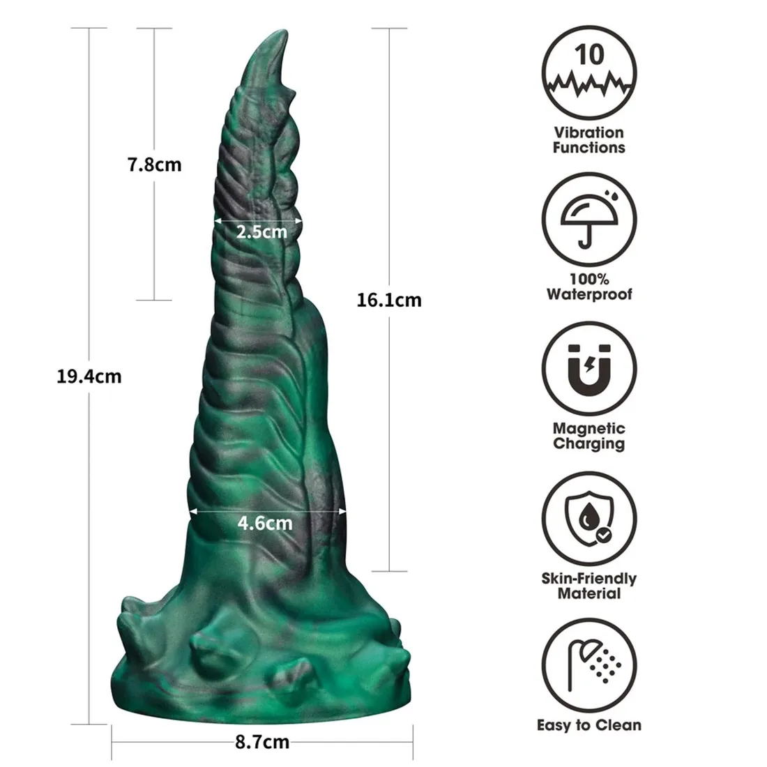 savage-charm-double-claw-vibrating-silicone-dildo