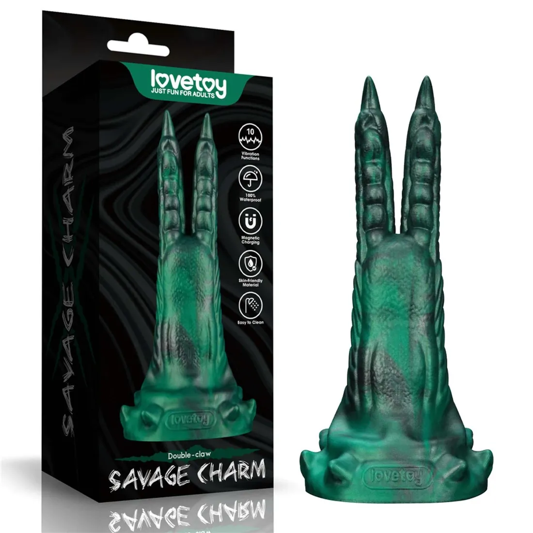 savage-charm-double-claw-vibrating-silicone-dildo-stan-nowy