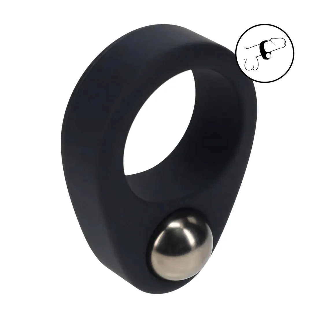 liquid-silicone-single-weighted-ball-cockring-black