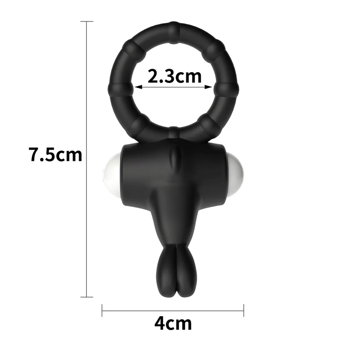 power-clit-silicone-cockring-black