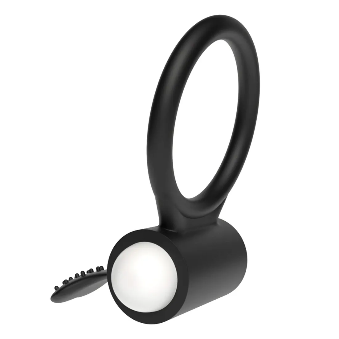 power-clit-silicone-cockring-black
