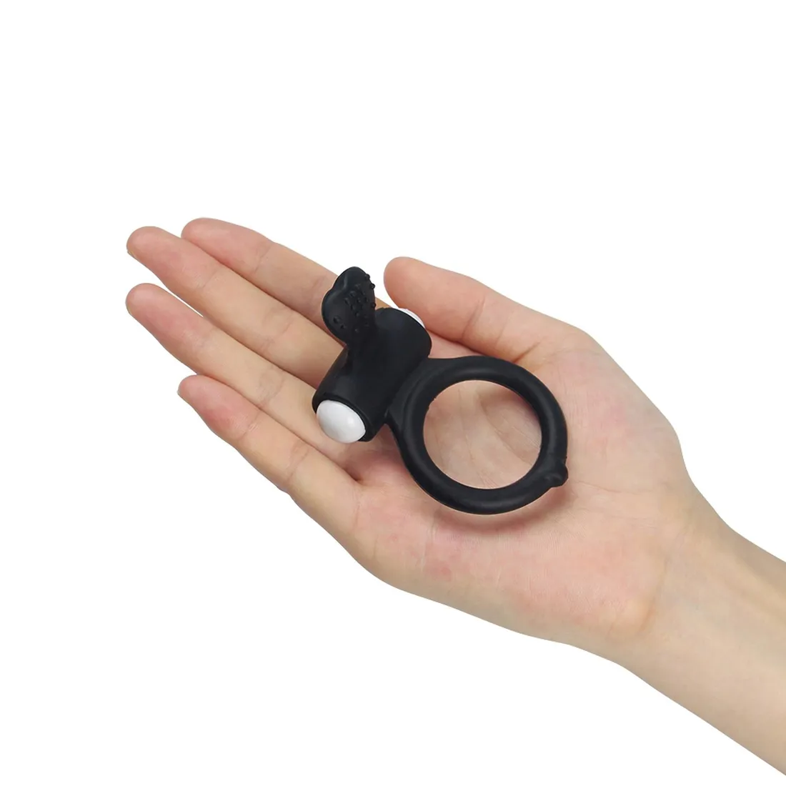 power-clit-silicone-cockring-black