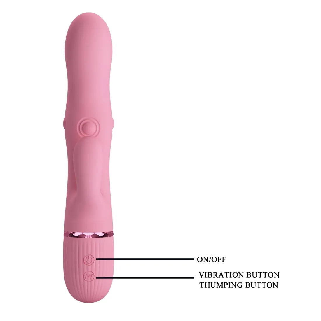 pretty-love-zach-four-sided-thumping-rabbit-vibrator-pink