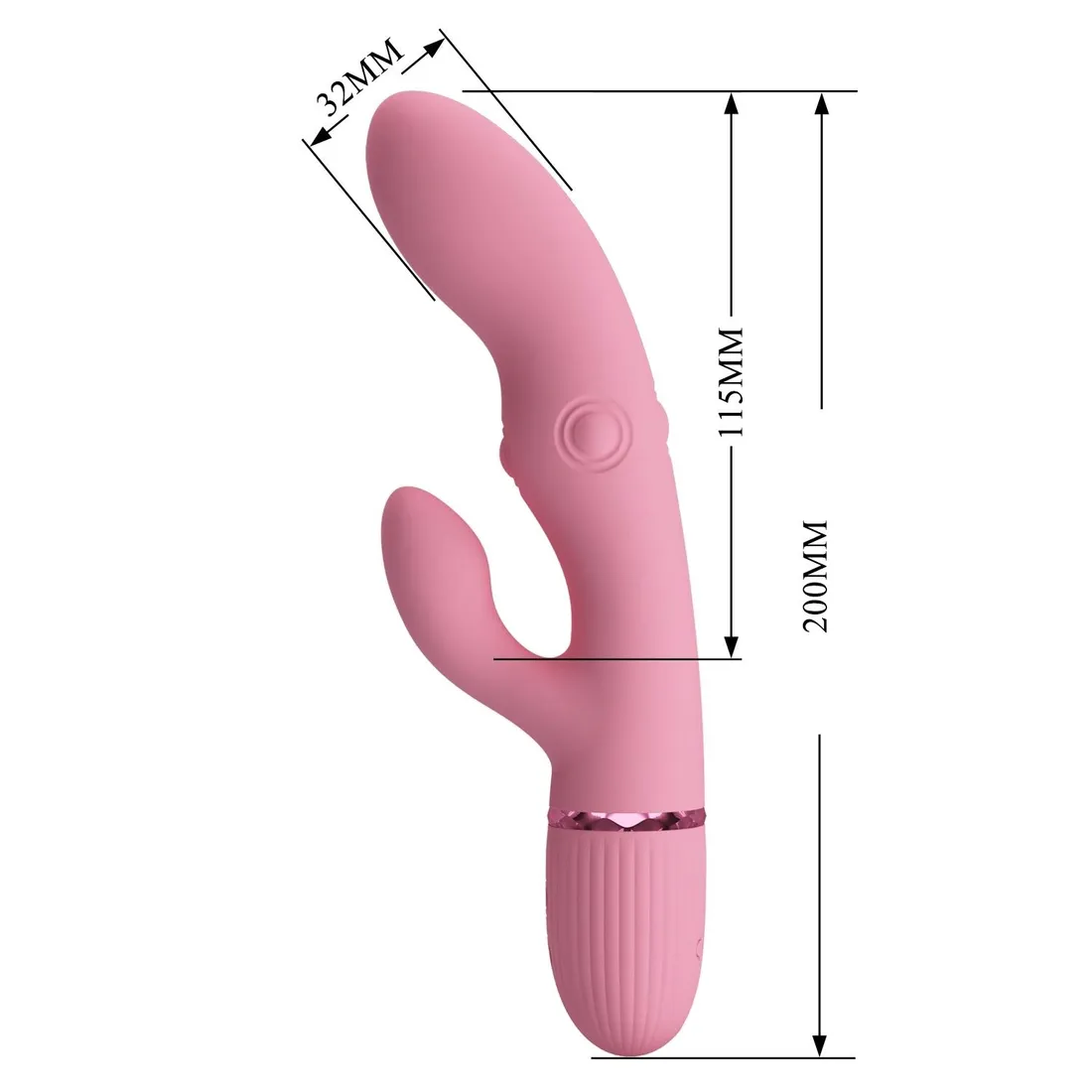 pretty-love-zach-four-sided-thumping-rabbit-vibrator-pink