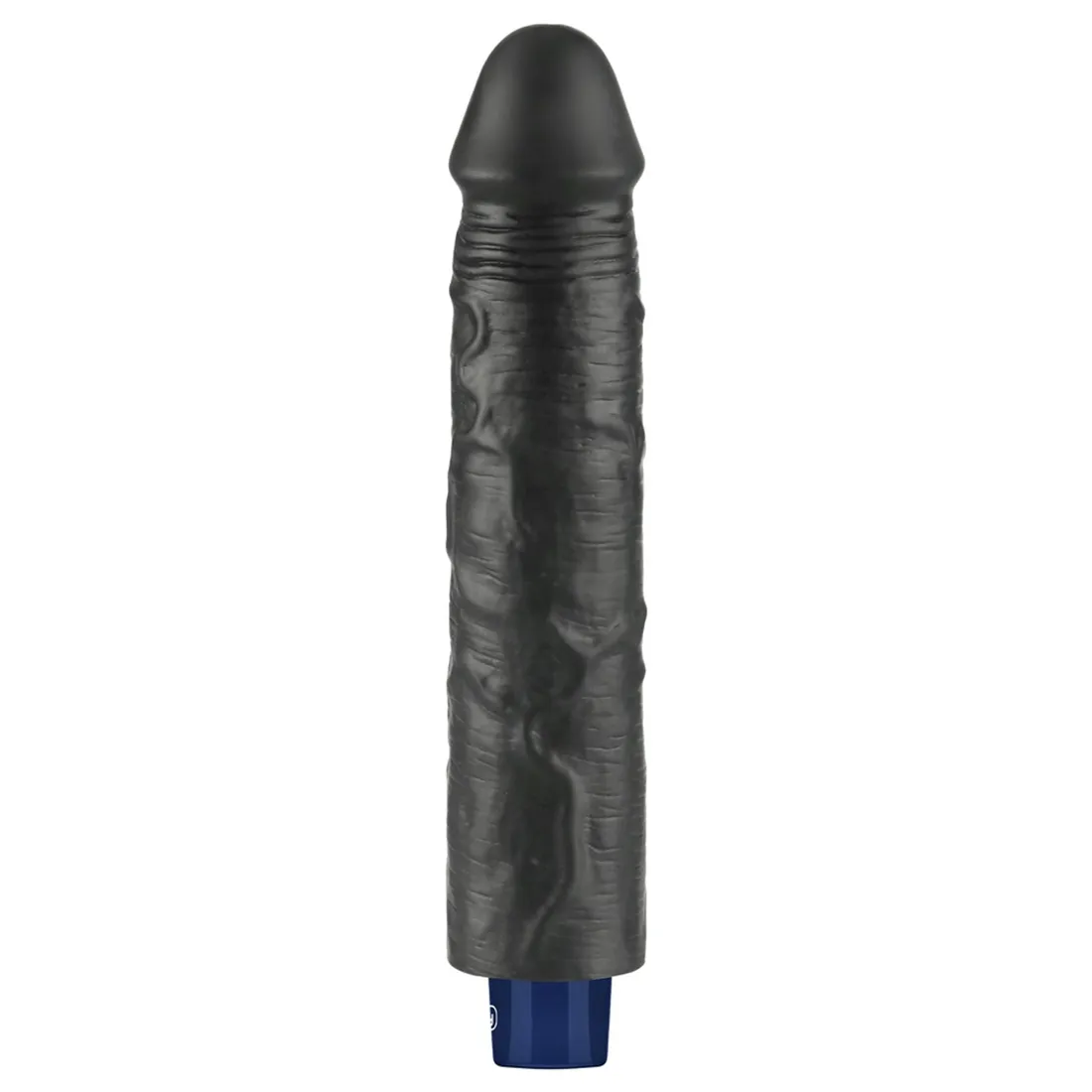 9-5-real-softee-rechargeable-tpe-vibrating-dildo-black