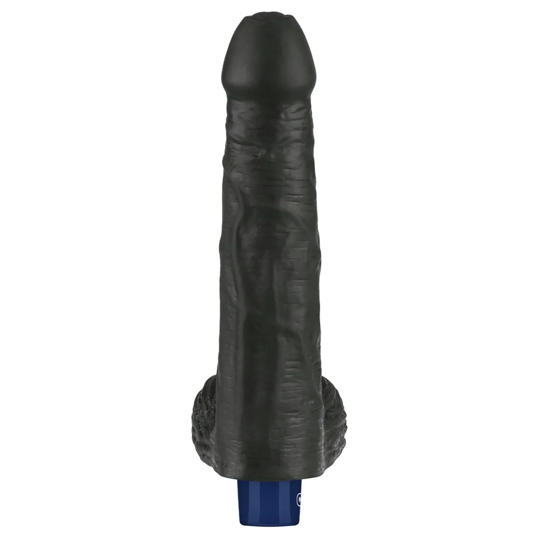 9-real-softee-rechargeable-tpe-vibrating-dildo-black