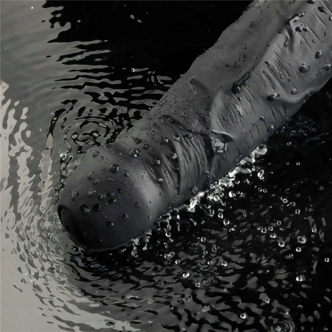 9-real-softee-rechargeable-tpe-vibrating-dildo-black