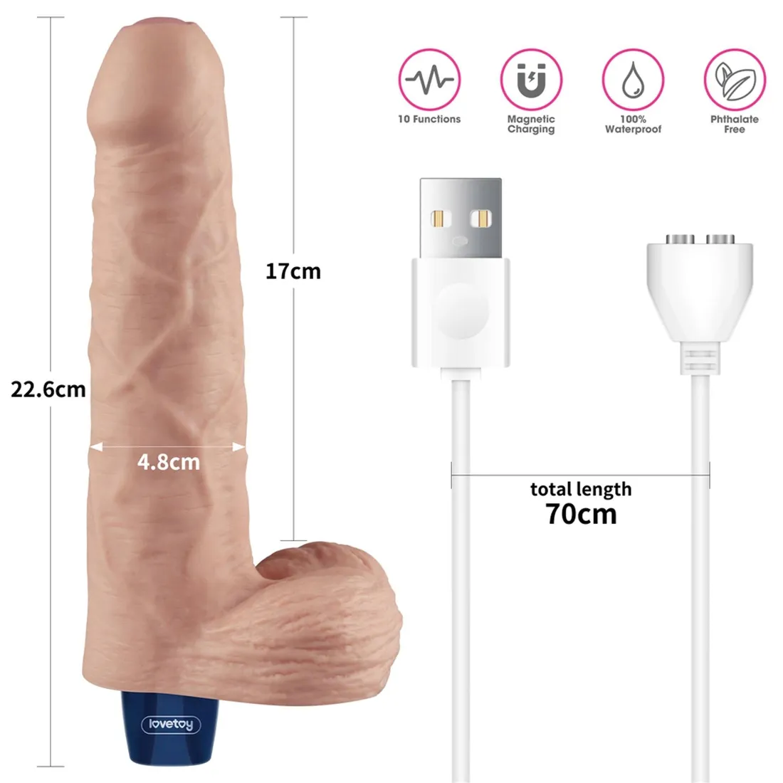9-real-softee-rechargeable-tpe-vibrating-dildo-flesh