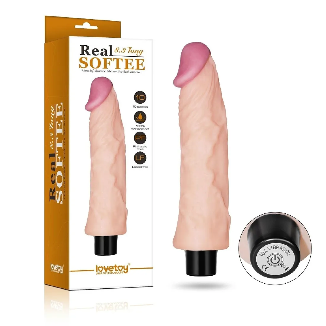 8-real-softee-vibrating-dildo